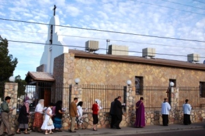 Semana Santa na paróquia San Juan Bautista.