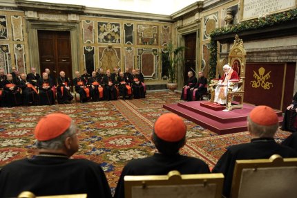 Discurso do Papa para apresentação de votos de natal à Cúria Romana.