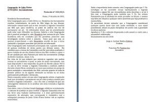 Carta da Congregação para o Culto Divino de 2002 - clique para ampliar.