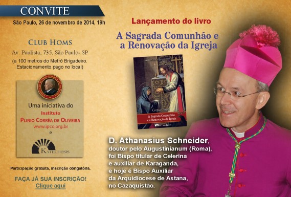 EVENTO CANCELADO – Dom Athanasius Schneider em São Paulo